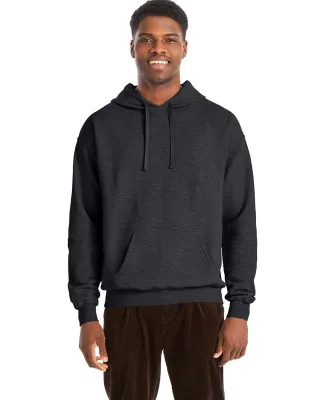 Hanes RS170 Adult Perfect Sweats Pullover Hooded S Charcoal Heather