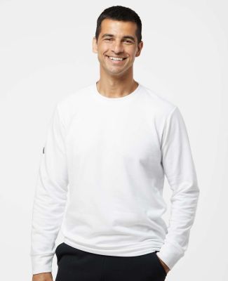 Adidas Golf Clothing A434 Fleece Crewneck Sweatshi in White