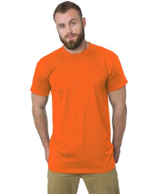 M&O Knits 4800 Gold Soft Touch T-Shirt in Orange