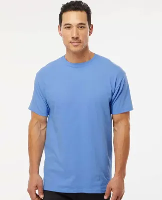 M&O Knits 4800 Gold Soft Touch T-Shirt in Carolina blue