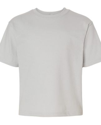 M&O Knits 4850 Youth Gold Soft Touch T-Shirt in Platinum