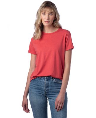 Alternative Apparel 4450HM Ladies' Modal Tri-Blend in Faded red