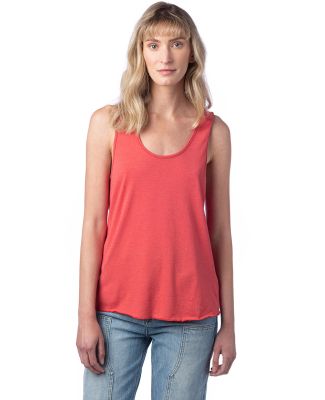 Alternative Apparel 4460HM Ladies' Modal Tri-Blend in Faded red