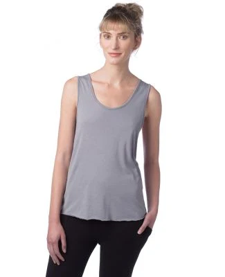 Alternative Apparel 4460HM Ladies' Modal Tri-Blend in Nickel