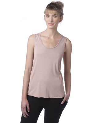 Alternative Apparel 4460HM Ladies' Modal Tri-Blend in Rose quartz