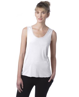 Alternative Apparel 4460HM Ladies' Modal Tri-Blend in White