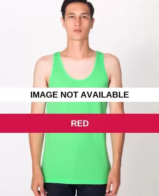 American Apparel BB408 Poly-Cotton Tank RED