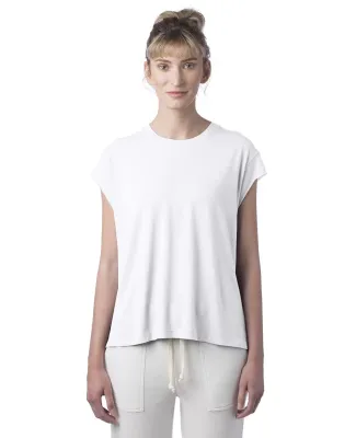 Alternative Apparel 4461HM Ladies' Modal Tri-Blend WHITE