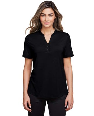 North End NE100W Ladies' Jaq Snap-Up Stretch Perfo in Black