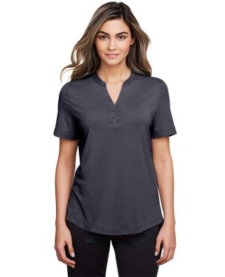 North End NE100W Ladies' Jaq Snap-Up Stretch Perfo in Carbon