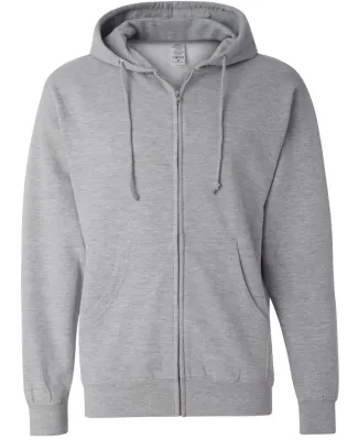 SS4500Z - Independent Trading Co. Basic Full Zip H Grey Heather