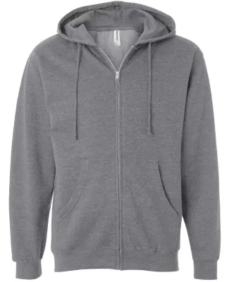 SS4500Z - Independent Trading Co. Basic Full Zip H Gunmetal Heather
