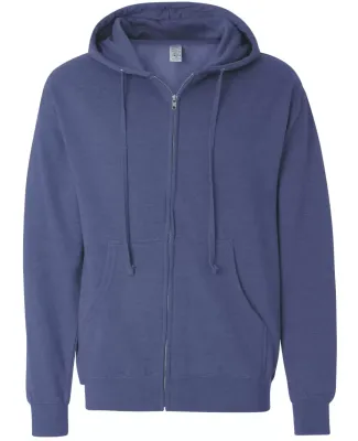 SS4500Z - Independent Trading Co. Basic Full Zip H Heather Blue
