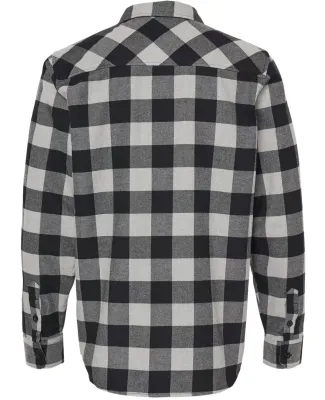 Independent Trading Co. EXP50F Flannel Shirt Grey Heather/ Black