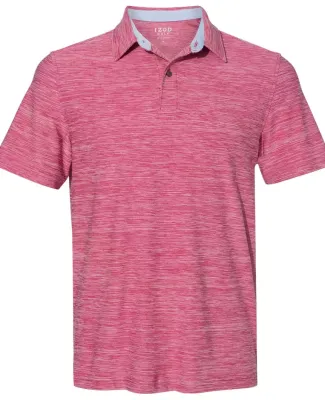 Izod 13GG002 Space-Dyed Polo in Persian red