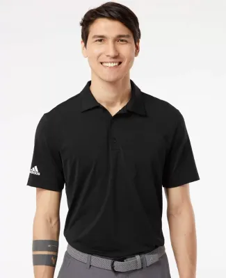 Adidas Golf Clothing A514 Ultimate Solid Polo Black