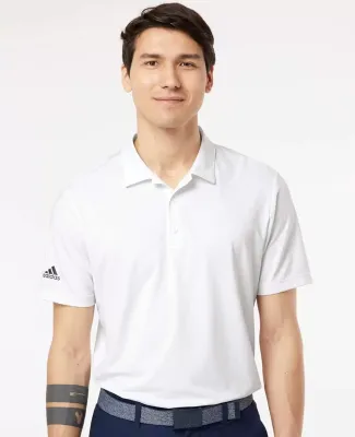 Adidas Golf Clothing A514 Ultimate Solid Polo White