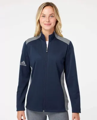 Adidas Golf Clothing A529 Women's Textured Mixed M Collegiate Navy/ Grey Three