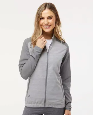 Adidas Golf Clothing A547 Women's Heather Block Fu Grey Three/ Grey Three Heather