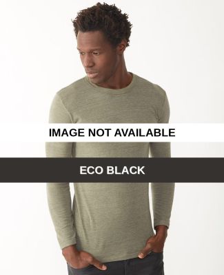 Alternative Apparel AA1975 Unisex Heather Long-Sle Eco Black