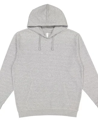 LA T 6926 Adult Pullover Fleece Hoodie in Heather