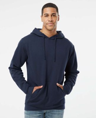 LA T 6926 Adult Pullover Fleece Hoodie in Navy