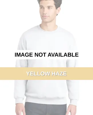 Gildan SF000 Adult Softstyle® Fleece Crew Sweatsh YELLOW HAZE