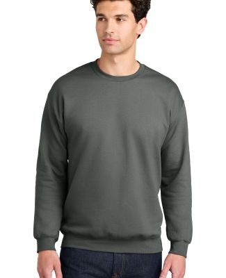 Gildan SF000 Adult Softstyle® Fleece Crew Sweatsh in Charcoal