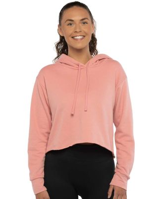 Next Level Apparel 9384 Ladies' Cropped Pullover H in Desert pink