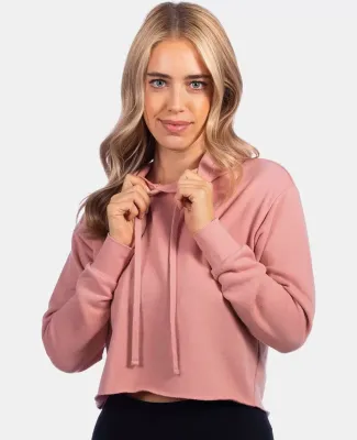 Next Level Apparel 9384 Ladies' Cropped Pullover H DESERT PINK
