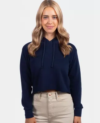 Next Level Apparel 9384 Ladies' Cropped Pullover H MIDNIGHT NAVY