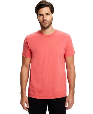 US Blanks US2000 Men's Made in USA Short Sleeve Cr in Coral