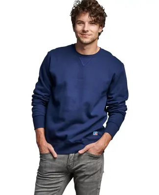 Russel Athletic 82RNSM Unisex Cotton Classic Crew  in Navy