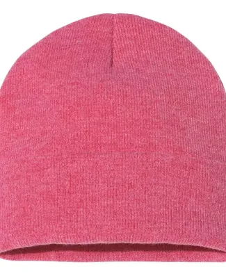 Sportsman SP12 Solid 12" Cuffed Beanie in Heather red