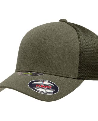 Yupoong-Flex Fit 5511UP Unipanel Cap in Melange olive