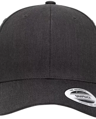 Yupoong-Flex Fit 6389 Cvc Twill Hat in Dark heather grey