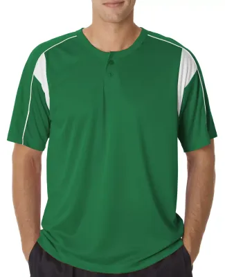 Alleson Athletic 7937 B-Core Pro Placket Jersey Kelly/ White