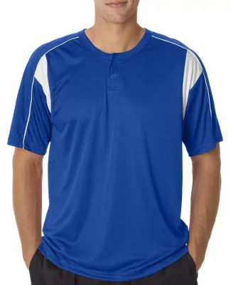 Alleson Athletic 7937 B-Core Pro Placket Jersey Royal/ White