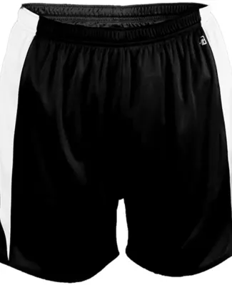 Alleson Athletic 2273 Youth Stride Shorts Black/ White