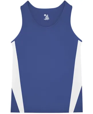 Alleson Athletic 2667 Youth Stride Singlet Royal/ White