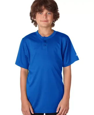 Alleson Athletic 2930 B-Core Youth Placket Jersey in Royal