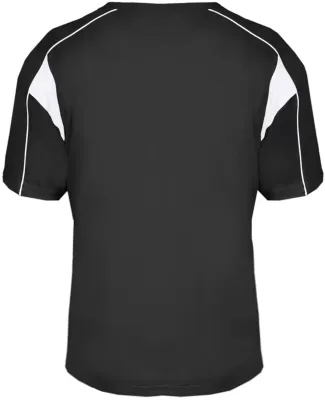 Alleson Athletic 2937 Youth B-Core Pro Placket Jer Black/ White