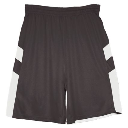 Alleson Athletic 7266 B-Pivot Rev. Shorts in Graphite/ white