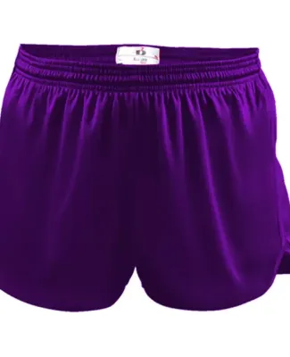 Alleson Athletic 7278 Women's B-Core Track Shorts Purple