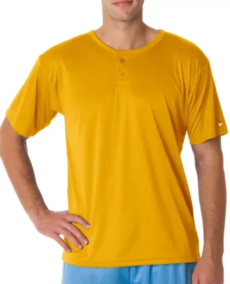 Alleson Athletic 7930 B-Core Placket Jersey Gold