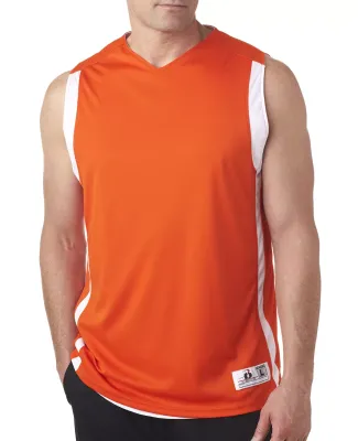 Alleson Athletic 8551 B-Core B-Slam Reversible Tan Burnt Orange/ White