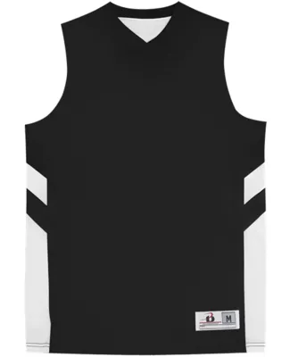 Alleson Athletic 8566 B-Pivot Rev. Tank Top Black/ White