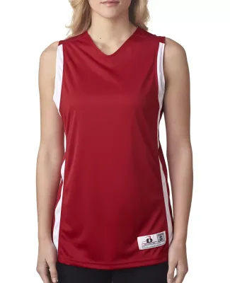 Alleson Athletic 8951 Women's B-Core B-Slam Revers in Red/ white