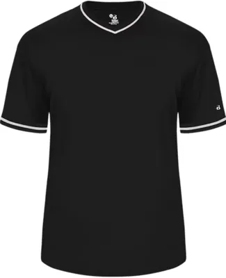 Alleson Athletic 2974 Youth Vintage Jersey Black/ Black/ White