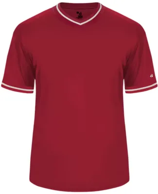 Alleson Athletic 2974 Youth Vintage Jersey Red/ Red/ White